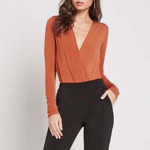 ⚠️Brown orange BCBG Generation bodysuit⚠️